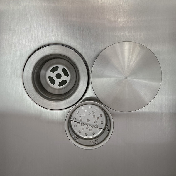 Изображение товара Мойка кухонная Roxen Simple 560220-45 с ролл-матом и дозатором (сатин)