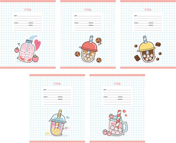 Изображение товара Тетрадь Listoff Вкусняшки / ТКЛ248904