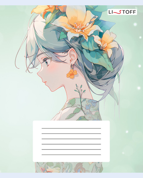 Изображение товара Тетрадь Listoff Красавицы / ТКЛ248972