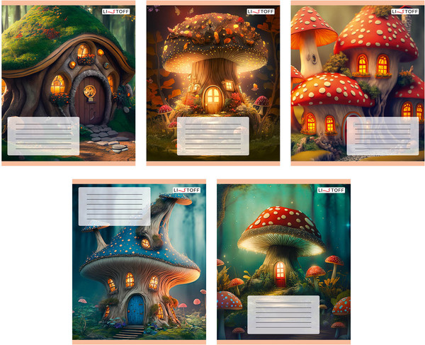 Изображение товара Тетрадь Listoff Сказочные домики / ТКЛ248901