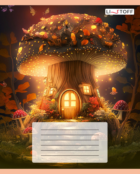 Изображение товара Тетрадь Listoff Сказочные домики / ТКЛ248901