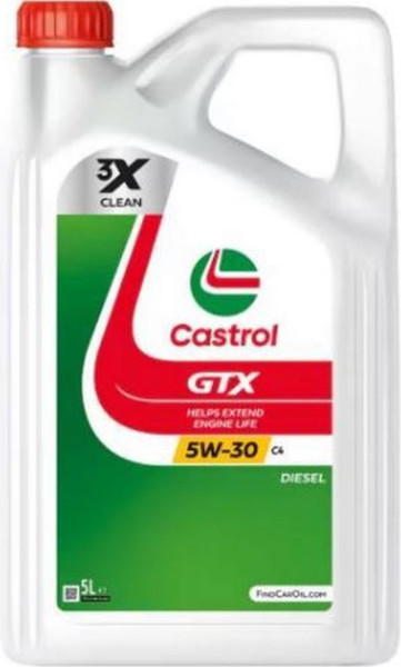 Изображение товара Моторное масло Castrol GTX 5W30 C4 (5л)