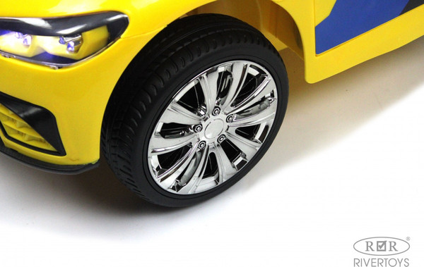 Изображение товара Детский автомобиль RiverToys F444FF (желтый)