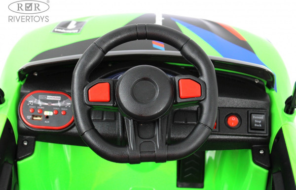 Изображение товара Детский автомобиль RiverToys F444FF (зеленый)