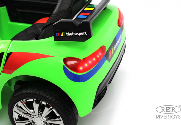 Изображение товара Детский автомобиль RiverToys F444FF (зеленый)