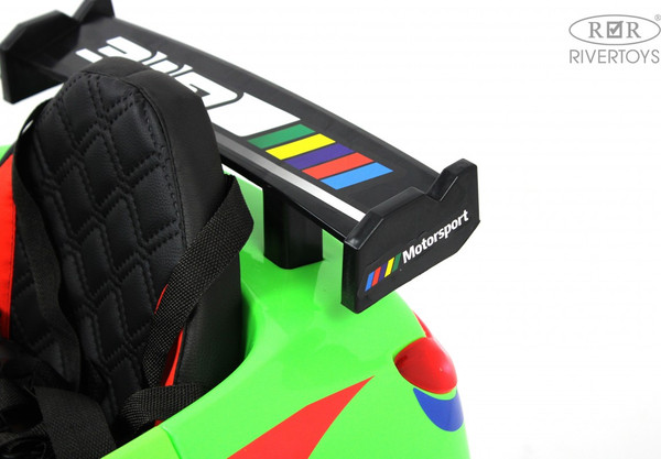Изображение товара Детский автомобиль RiverToys F444FF (зеленый)