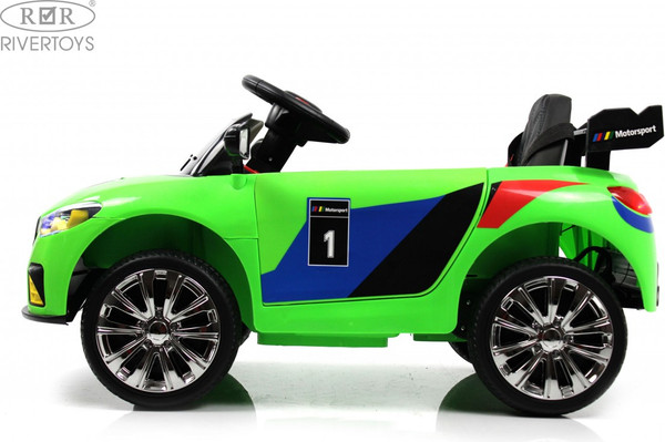 Изображение товара Детский автомобиль RiverToys F444FF (зеленый)