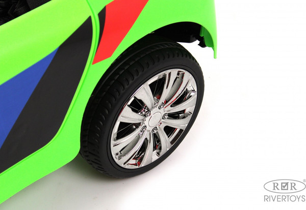 Изображение товара Детский автомобиль RiverToys F444FF (зеленый)