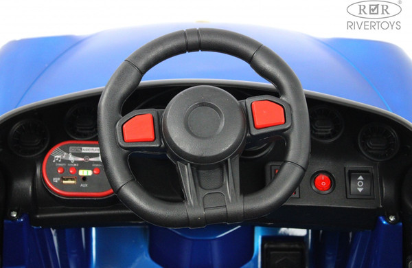 Изображение товара Детский автомобиль RiverToys F333FF (синий глянец)
