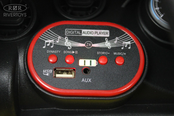 Изображение товара Детский автомобиль RiverToys F333FF (черный глянец)