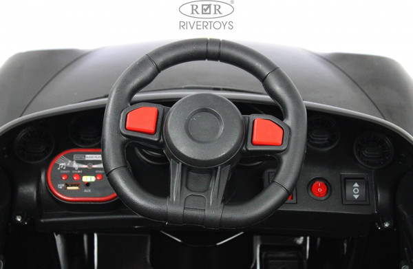Изображение товара Детский автомобиль RiverToys F333FF (черный глянец)