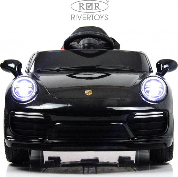 Изображение товара Детский автомобиль RiverToys F333FF (черный глянец)