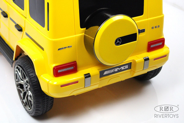 Изображение товара Детский автомобиль RiverToys Mercedes-Benz G63 / T999TT (желтый)