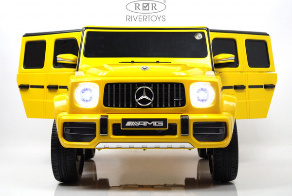 Изображение товара Детский автомобиль RiverToys Mercedes-Benz G63 / T999TT (желтый)