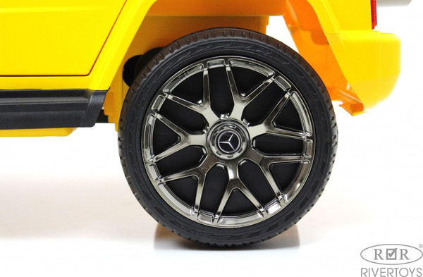Изображение товара Детский автомобиль RiverToys Mercedes-Benz G63 / T999TT (желтый)