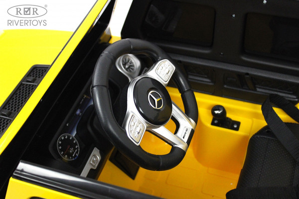 Изображение товара Детский автомобиль RiverToys Mercedes-Benz G63 / T999TT (желтый)