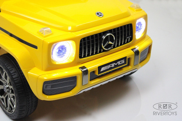 Изображение товара Детский автомобиль RiverToys Mercedes-Benz G63 / T999TT (желтый)