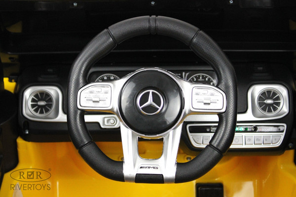 Изображение товара Детский автомобиль RiverToys Mercedes-Benz G63 / T999TT (желтый)