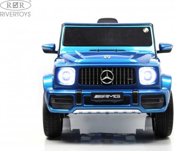Изображение товара Детский автомобиль RiverToys Mercedes-Benz G63 / T999TT (синий глянец)