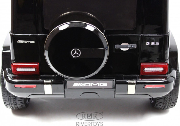 Изображение товара Детский автомобиль RiverToys Mercedes-Benz G63 / T999TT (черный глянец)