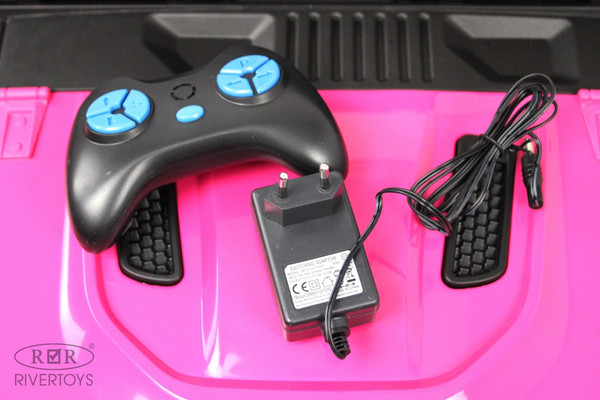 Изображение товара Детский автомобиль RiverToys T222TT 4WD (розовый)