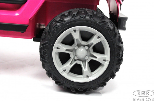 Изображение товара Детский автомобиль RiverToys T222TT 4WD (розовый)