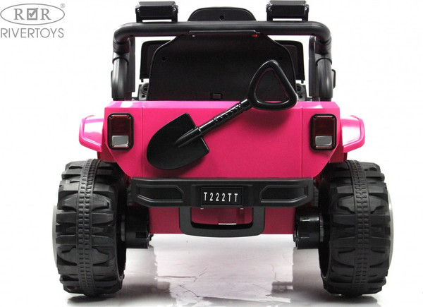 Изображение товара Детский автомобиль RiverToys T222TT 4WD (розовый)