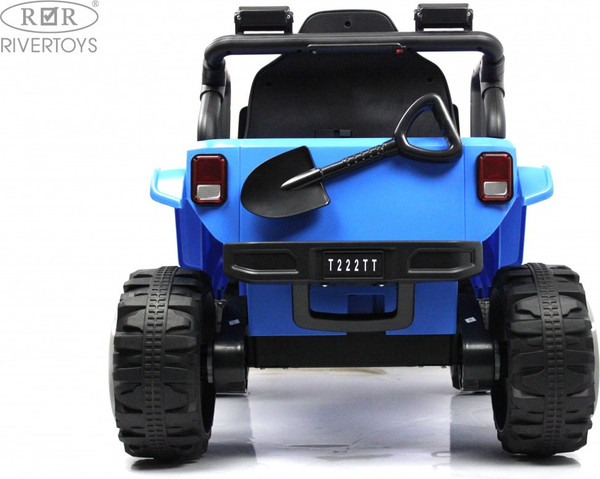 Изображение товара Детский автомобиль RiverToys T222TT 4WD (синий)