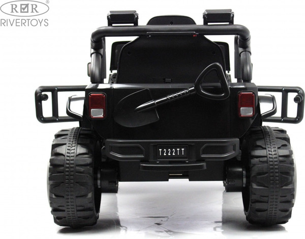Изображение товара Детский автомобиль RiverToys T222TT 4WD (черный)