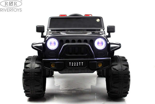 Изображение товара Детский автомобиль RiverToys T222TT 4WD (черный)