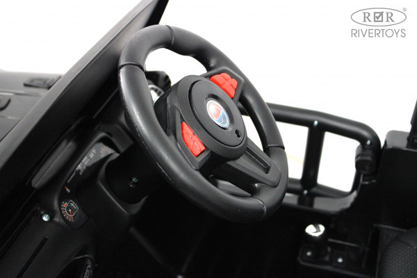 Изображение товара Детский автомобиль RiverToys T222TT 4WD (черный)