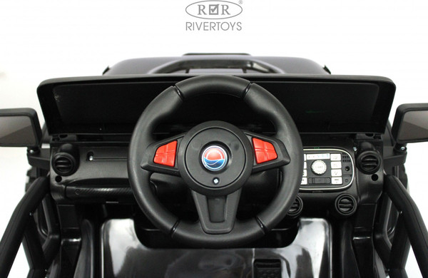 Изображение товара Детский автомобиль RiverToys T222TT 4WD (черный)