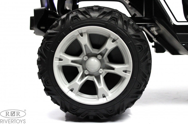 Изображение товара Детский автомобиль RiverToys T222TT 4WD (черный)