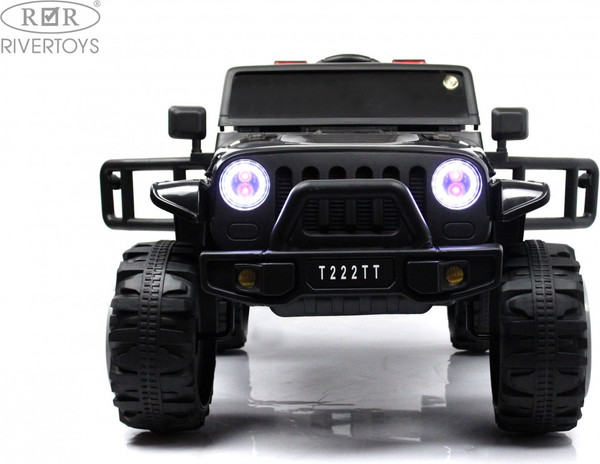 Изображение товара Детский автомобиль RiverToys T222TT 4WD (черный)