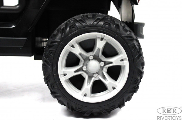 Изображение товара Детский автомобиль RiverToys T222TT 4WD (черный)