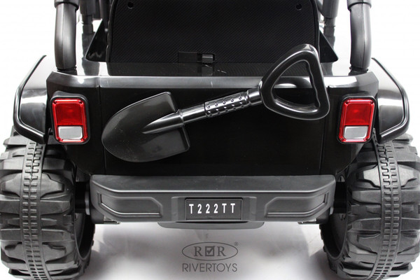 Изображение товара Детский автомобиль RiverToys T222TT 4WD (черный)