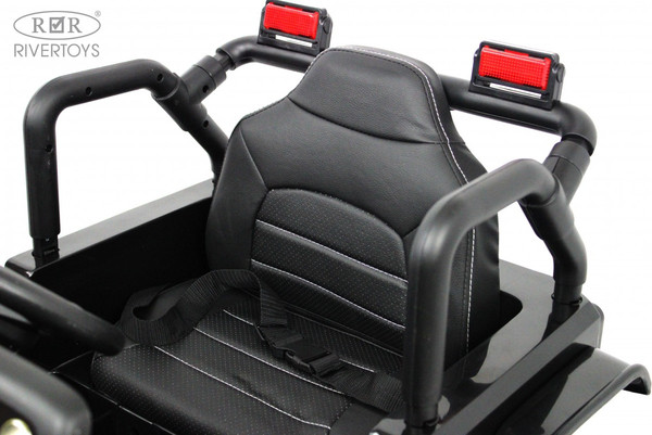 Изображение товара Детский автомобиль RiverToys T222TT 4WD (черный)