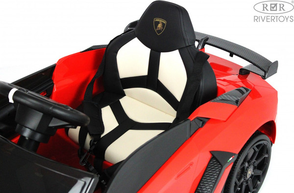 Изображение товара Детский автомобиль RiverToys Lamborghini Aventador SVJ / A333MP (красный)