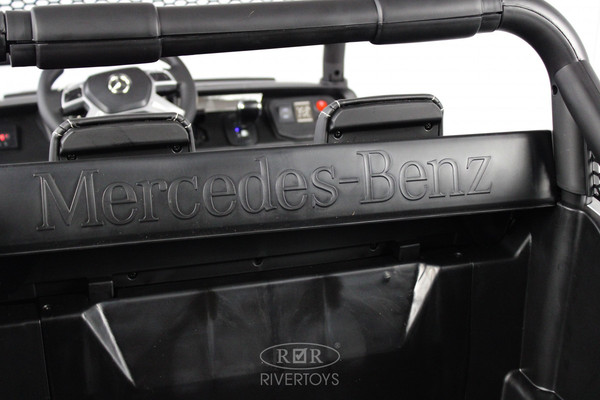 Изображение товара Детский автомобиль RiverToys Mercedes-Benz Unimog Concept P555BP (серебристый глянец)