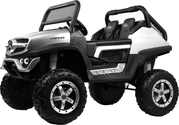 Изображение товара Детский автомобиль RiverToys Mercedes-Benz Unimog Concept P555BP (серебристый глянец)