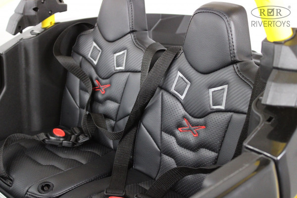 Изображение товара Детский автомобиль RiverToys BRP Can-Am Maverick Y111YY (желтый)