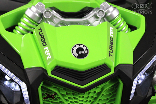 Изображение товара Детский автомобиль RiverToys BRP Can-Am Maverick Y111YY (зеленый)