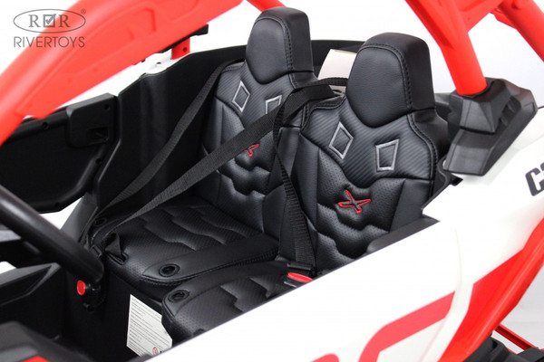 Изображение товара Детский автомобиль RiverToys BRP Can-Am Maverick Y111YY (красный)