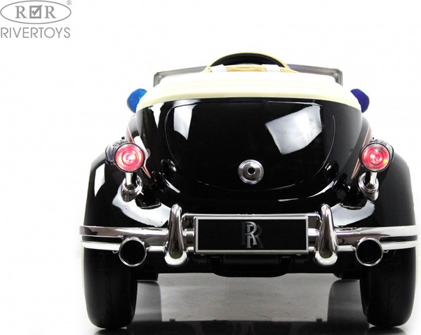 Изображение товара Детский автомобиль RiverToys Rolls-Royce E444EE (черный глянец)