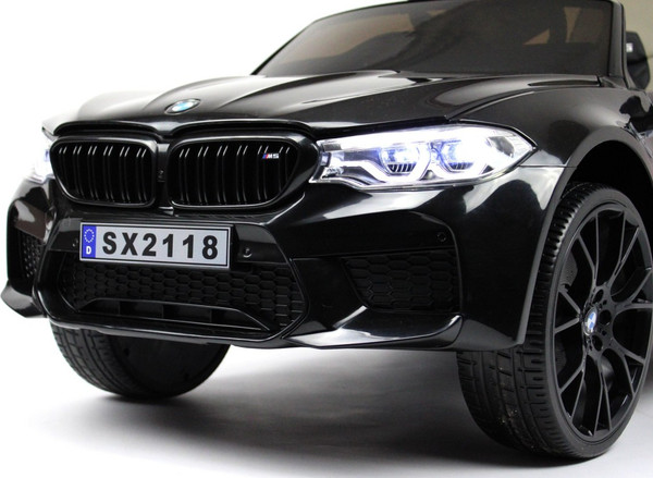 Изображение товара Детский автомобиль RiverToys BMW M5 Competition A555MP (черный)