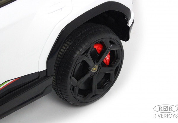 Изображение товара Детский автомобиль RiverToys Lamborghini Urus E777EE (белый)