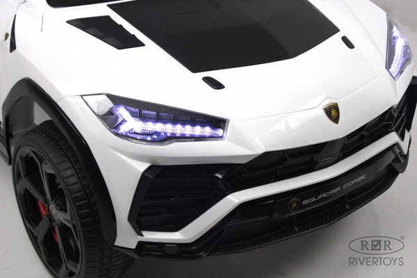 Изображение товара Детский автомобиль RiverToys Lamborghini Urus E777EE (белый)