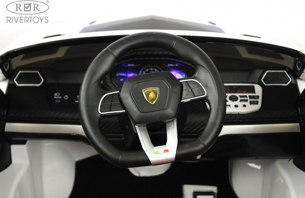 Изображение товара Детский автомобиль RiverToys Lamborghini Urus E777EE (белый)