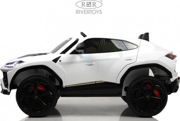 Изображение товара Детский автомобиль RiverToys Lamborghini Urus E777EE (белый)