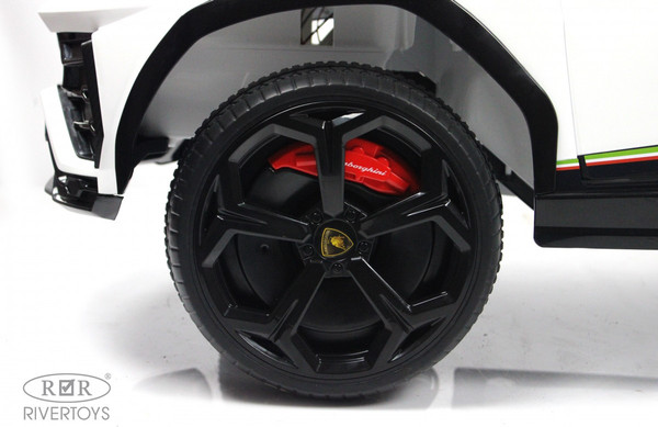 Изображение товара Детский автомобиль RiverToys Lamborghini Urus E777EE (белый)